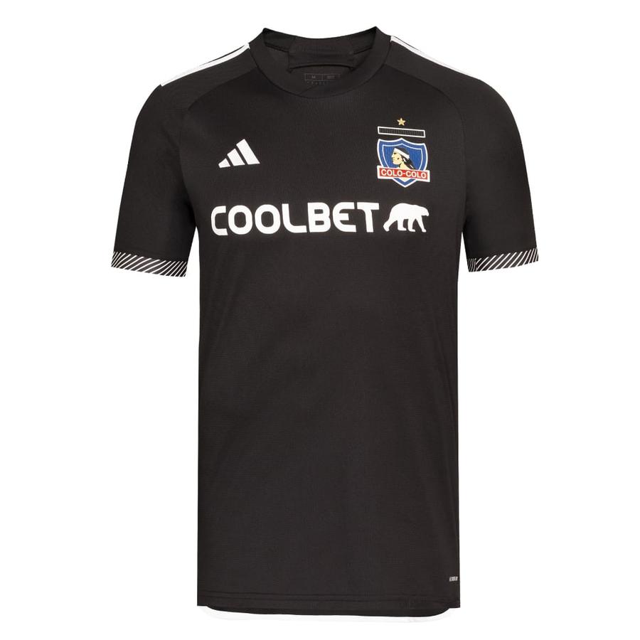 Camiseta Deportiva Mujer Adidas Colo Colo Visita 2024 Negro