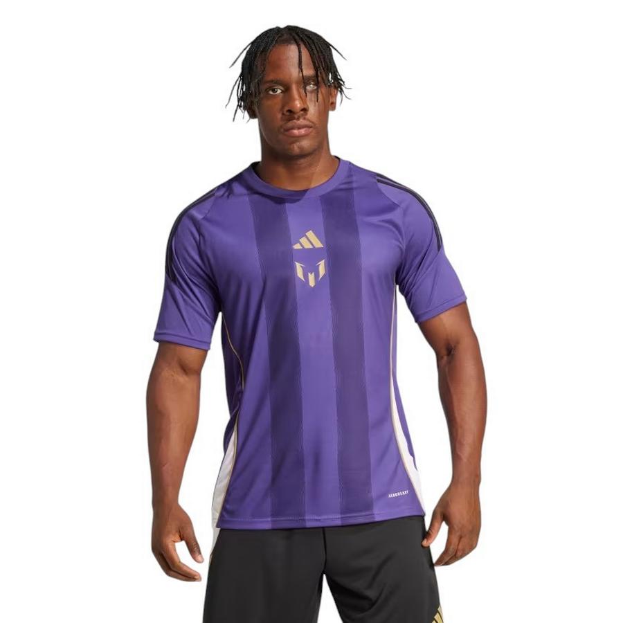 Polera Messi Entrenamiento Hombre Adidas Morado