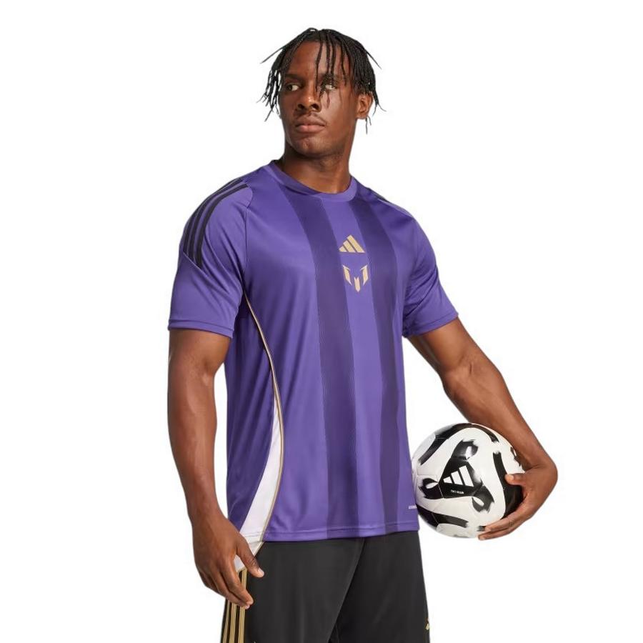 Polera Messi Entrenamiento Hombre Adidas Morado