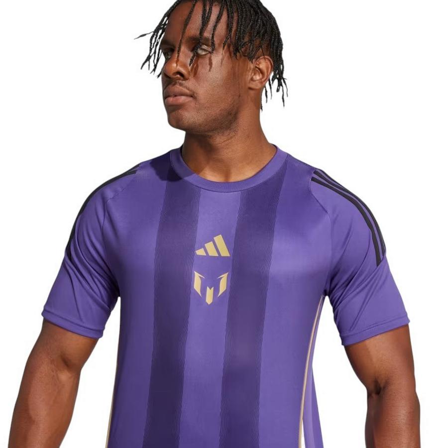 Polera Messi Entrenamiento Hombre Adidas Morado