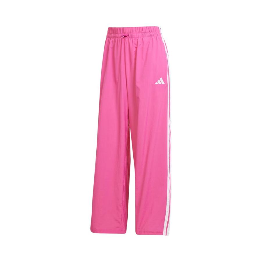 Pantalón Parachute Essentials 3 Rayas Mujer Adidas Fucsia