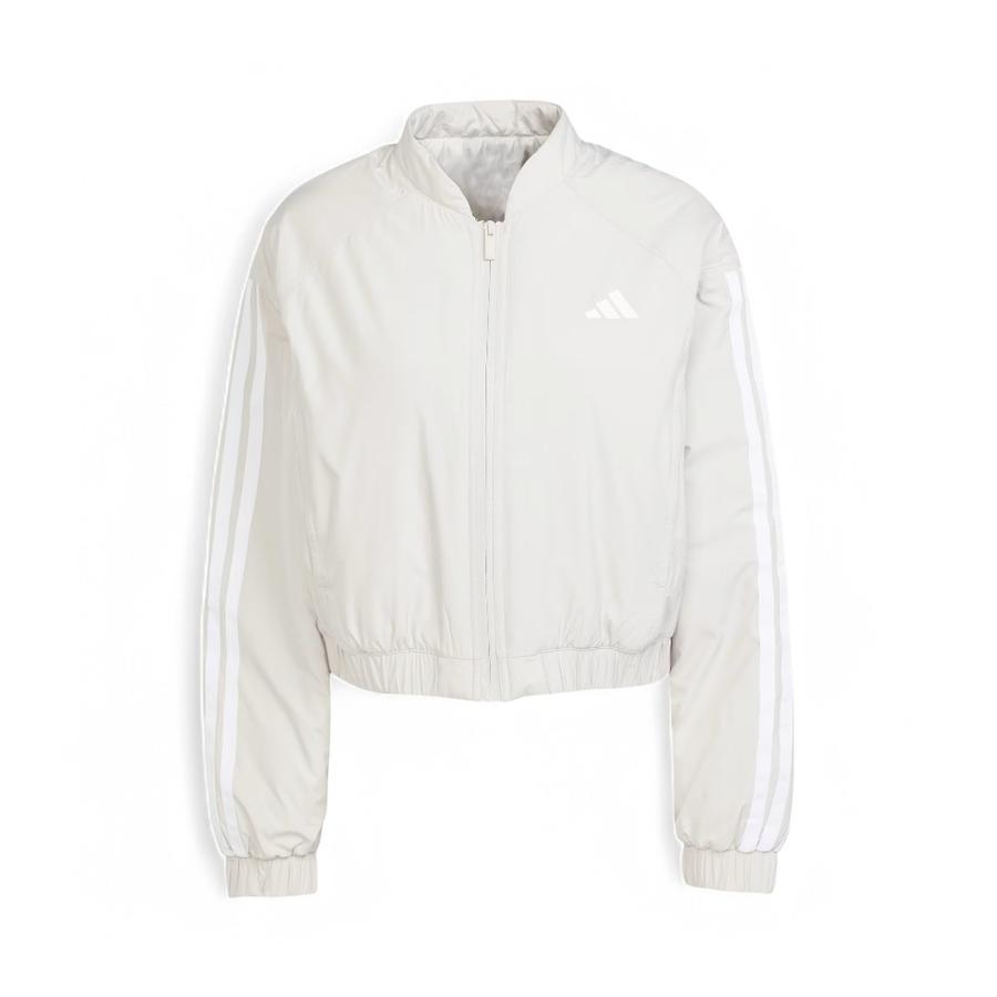 Chaqueta Mujer Adidas Bómber Corta Térmica Essentials Beige