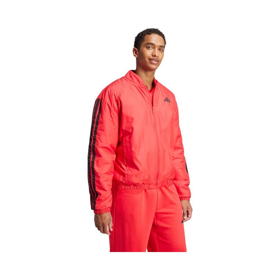 Chaqueta Bomber Hombre Adidas Essentials Térmica Rojo