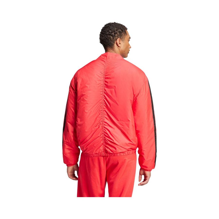 Chaqueta Bomber Hombre Adidas Essentials Térmica Rojo