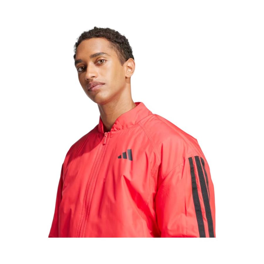 Chaqueta Bomber Hombre Adidas Essentials Térmica Rojo