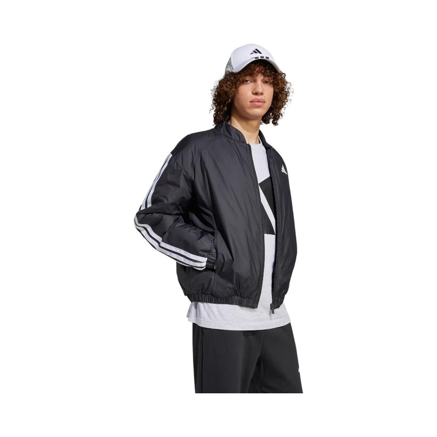 Chaqueta Bomber Hombre Adidas Essentials Térmica Negro