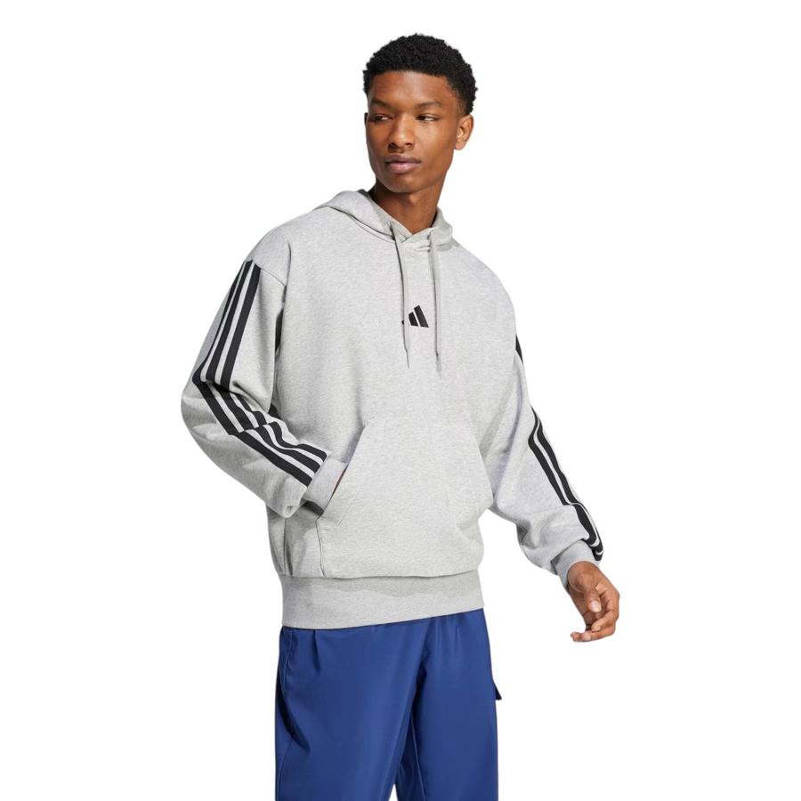 Polerón Con Capucha Para Hombre Adidas Gris JD1871