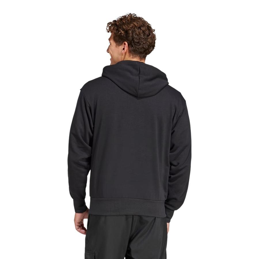 Polerón Con Capucha Para Hombre Adidas Negro JD1874