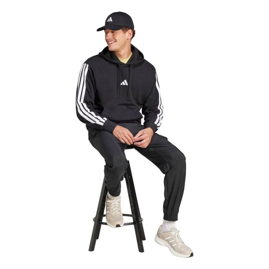 Polerón Con Capucha Para Hombre Adidas Negro JD1874