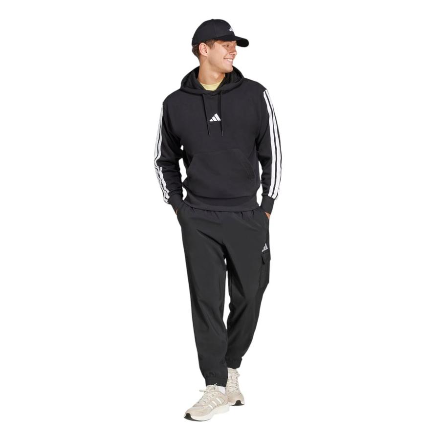 Polerón Con Capucha Para Hombre Adidas Negro JD1874