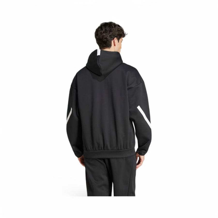 Polerón Deportivo Hombre Adidas Z.N.E Full Zipper Negro