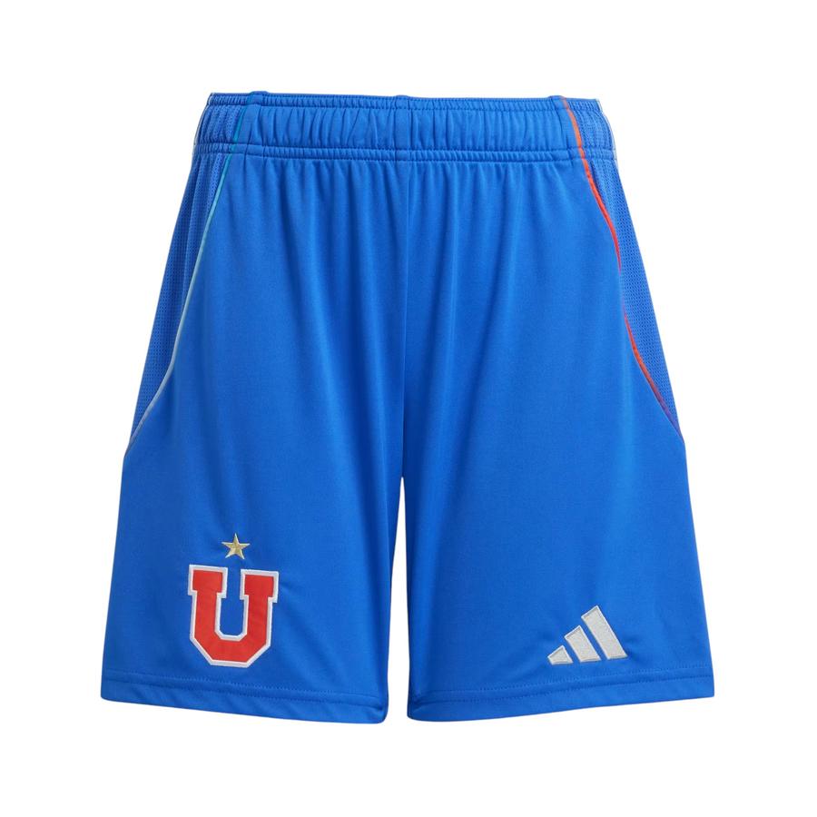Short Deportivo Kids Adidas U. de Chile 2025 Azul