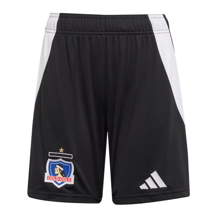 Short Kids Niño Adidas Local Colo Colo 2025 Negro