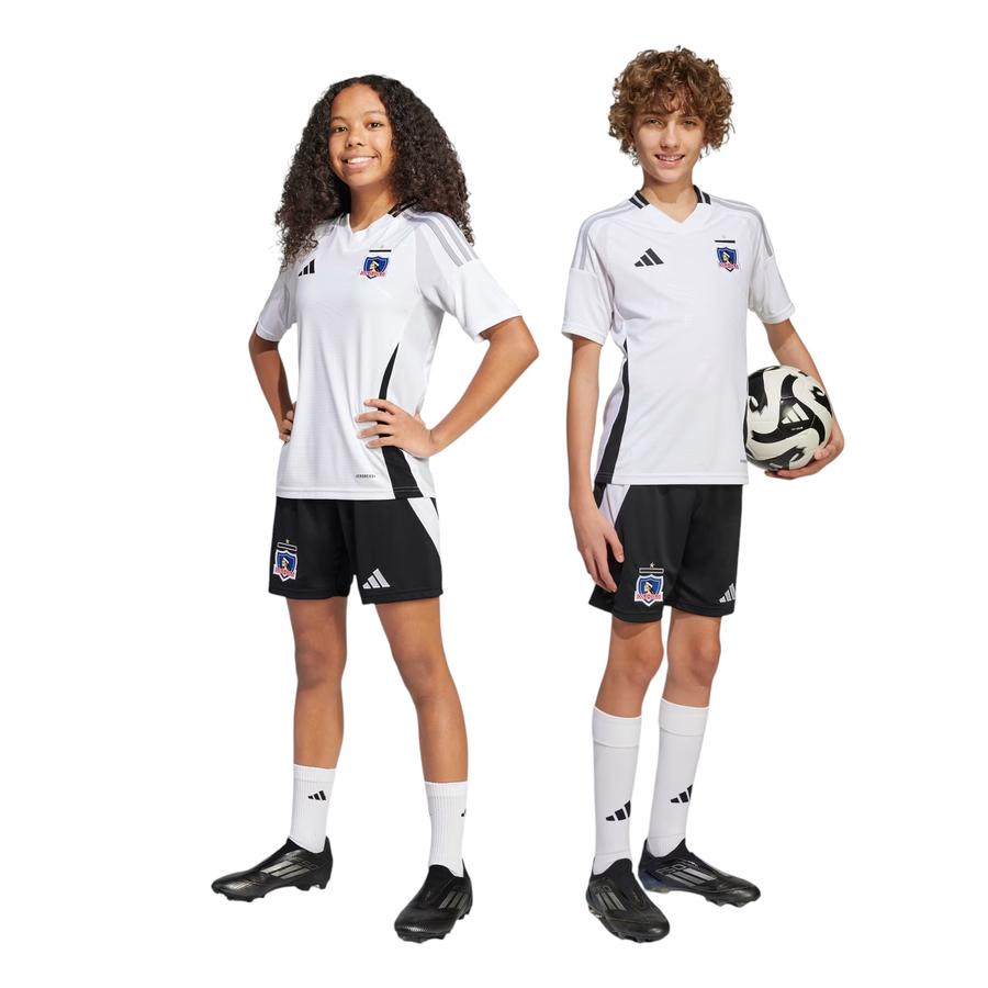 Short Kids Niño Adidas Local Colo Colo 2025 Negro