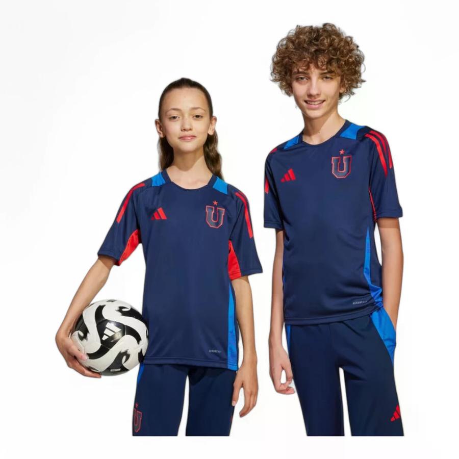 Camiseta Entrenamiento Niños Adidas U De Chile 2025 Azul