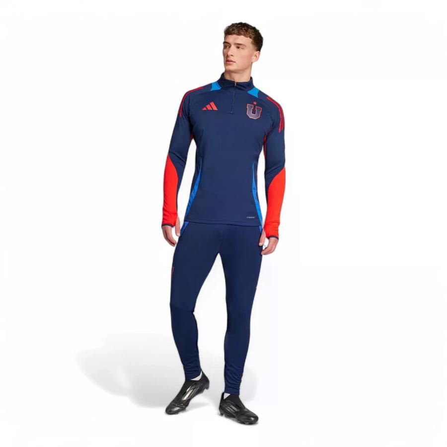 Pantalón Entrenamiento Hombre Adidas U De Chile 2025 Azul
