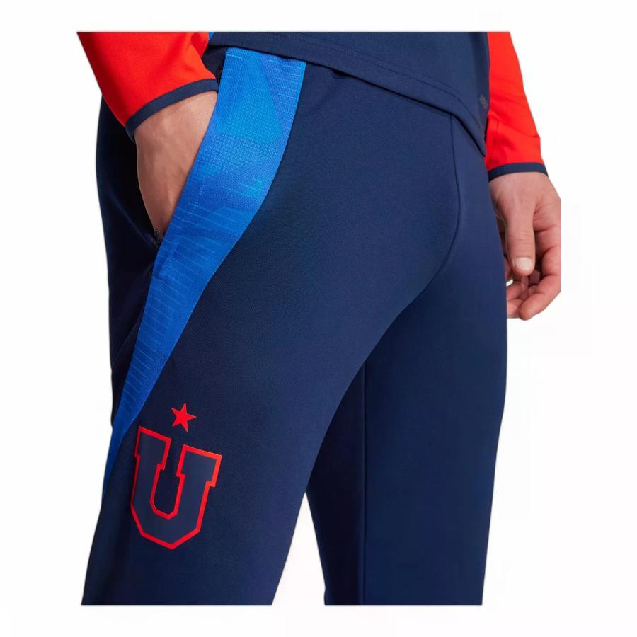 Pantalón Entrenamiento Hombre Adidas U De Chile 2025 Azul