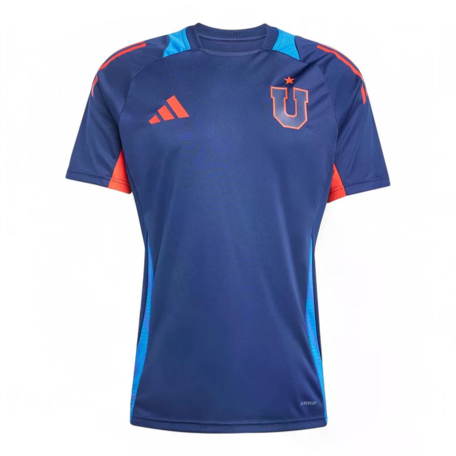 Camiseta Entreamiento Hombre Adidas U De Chile 2025 Azul