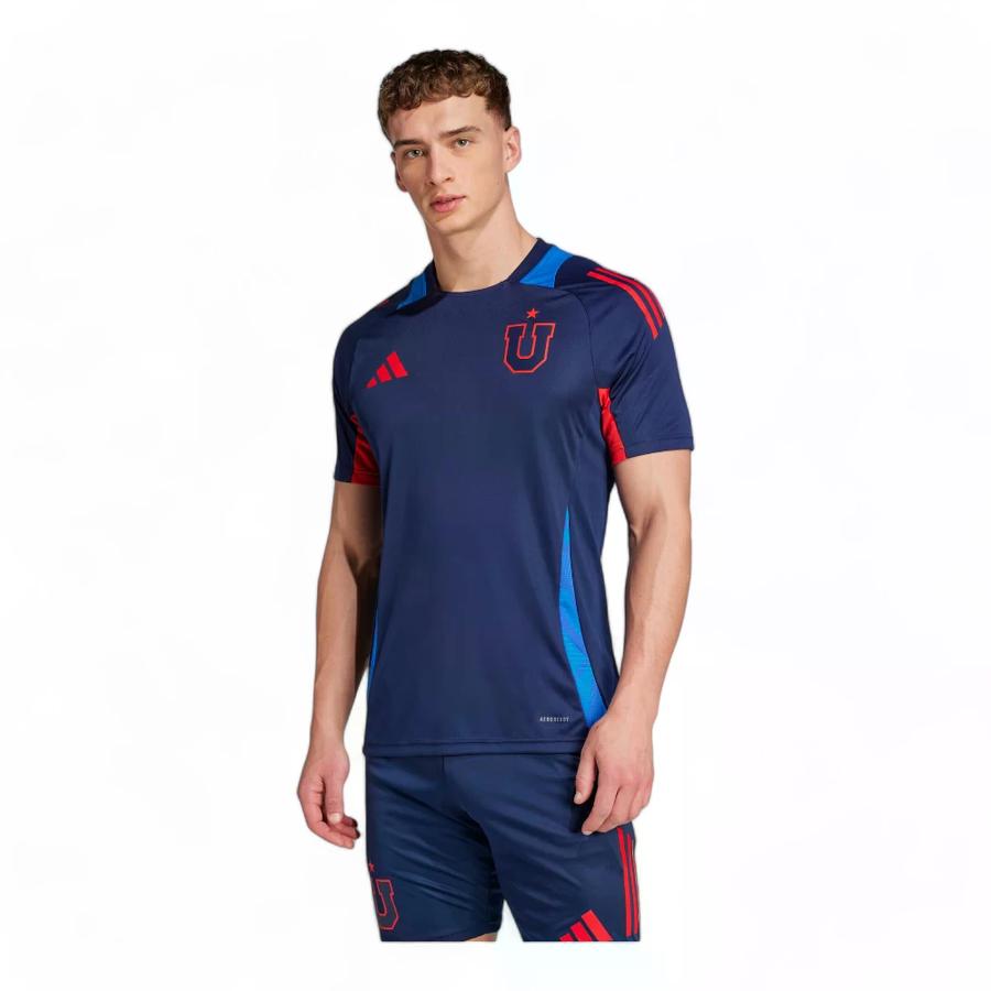 Camiseta Entreamiento Hombre Adidas U De Chile 2025 Azul