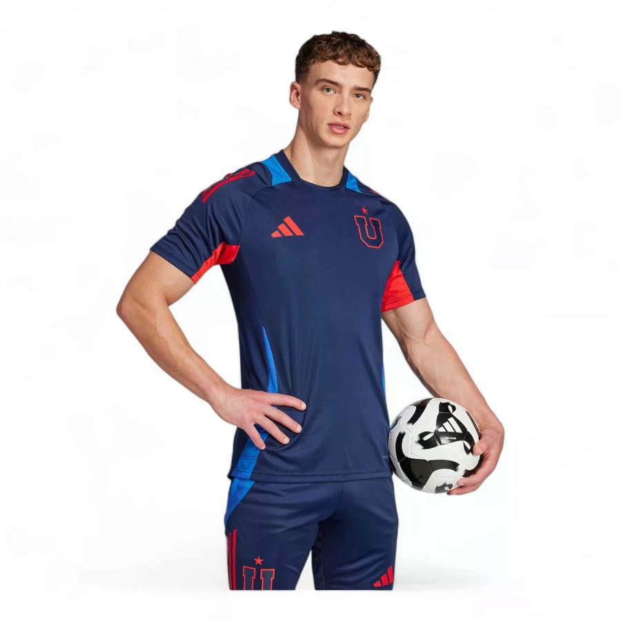 Camiseta Entreamiento Hombre Adidas U De Chile 2025 Azul