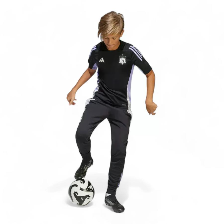 Camiseta Entrenamiento Niños Colo Colo Adidas 2025 Negro