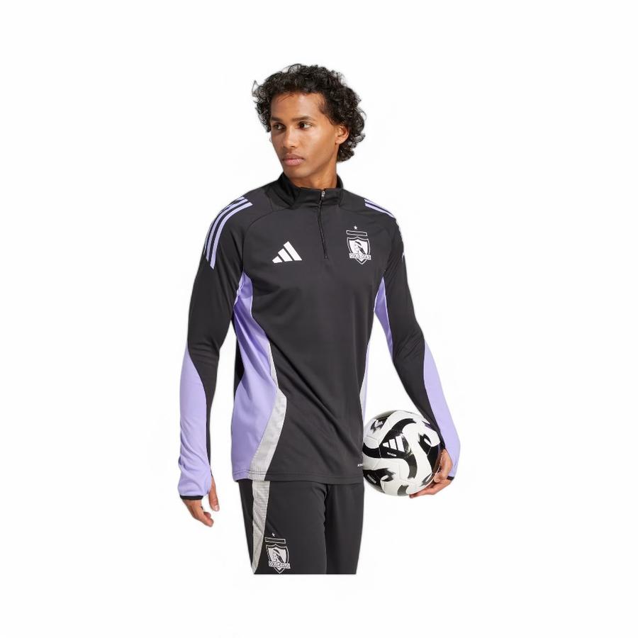 Polerón Hombre Adidas Colo Colo Entrenamiento 2025 Negro