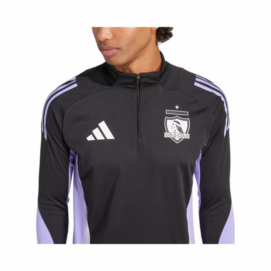 Polerón Hombre Adidas Colo Colo Entrenamiento 2025 Negro