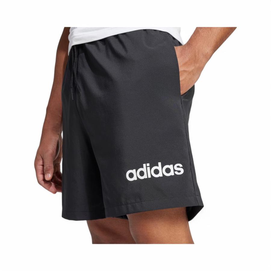 Shorts Hombre Adidas Essentials Linear Logo Negro