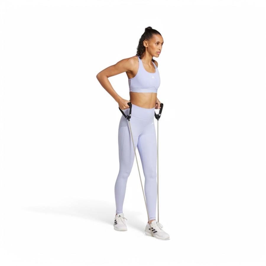 Calzas Largas Adidas Mujer Optime Essentials Gris