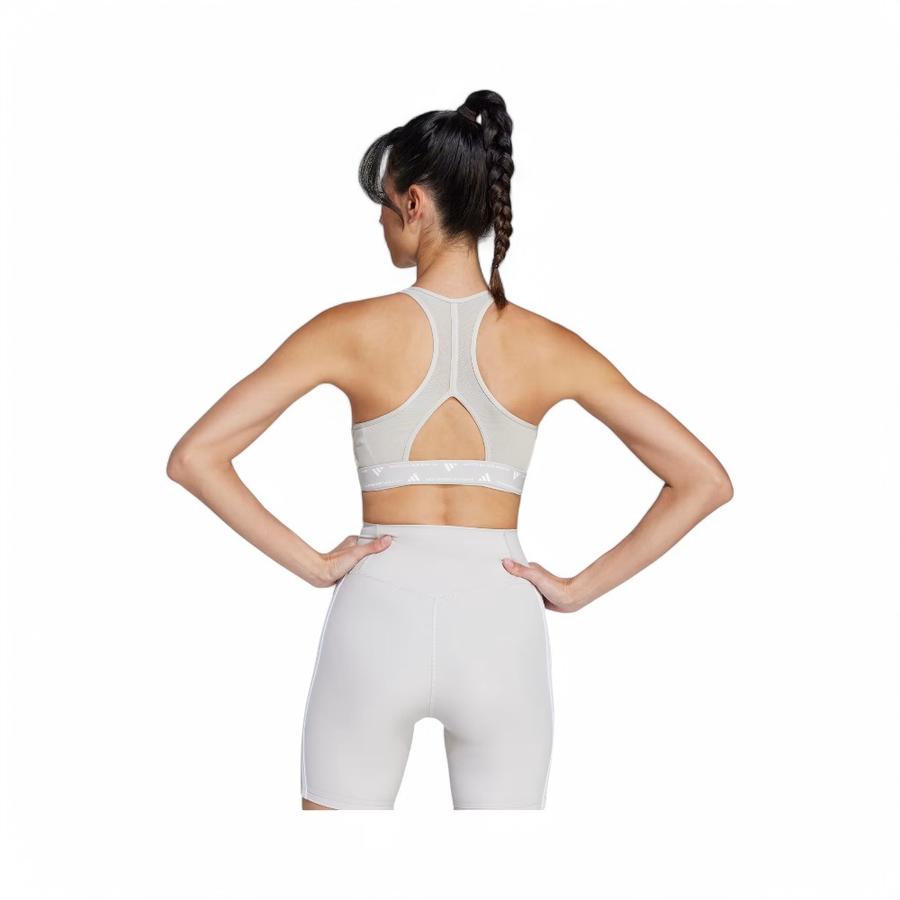 Peto Deportivo Mujer Adidas Powerreact Training Gris