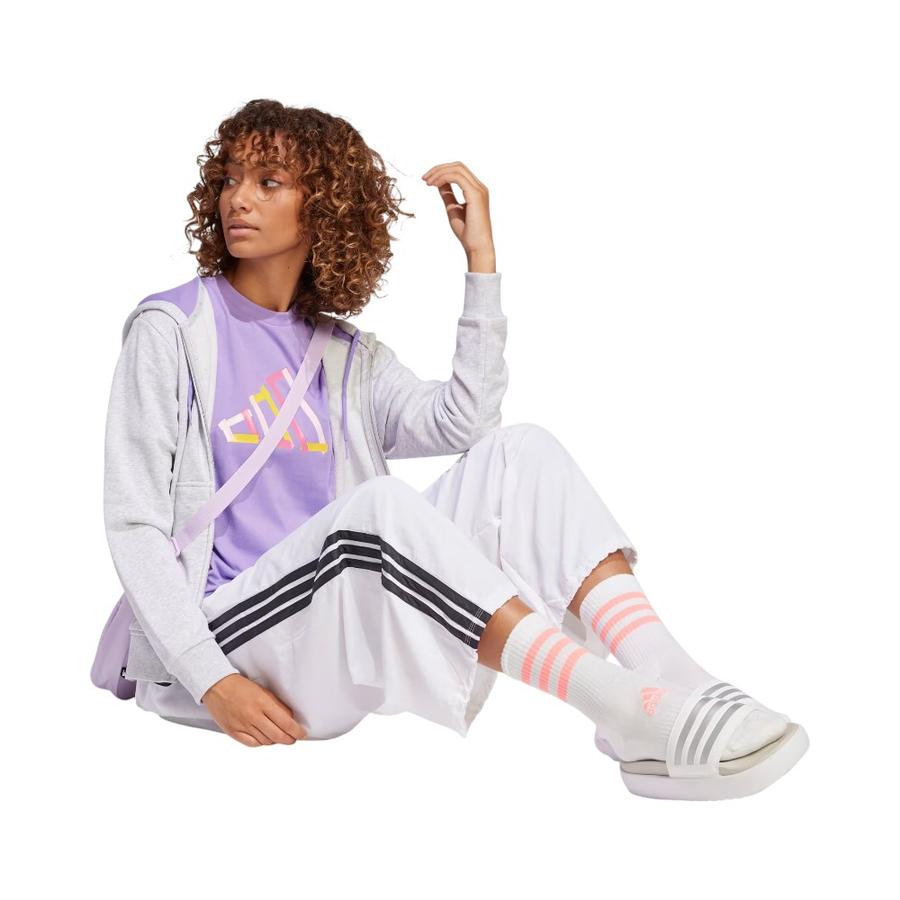 Polera Mujer Adidas Tech Fill Estampado Violeta