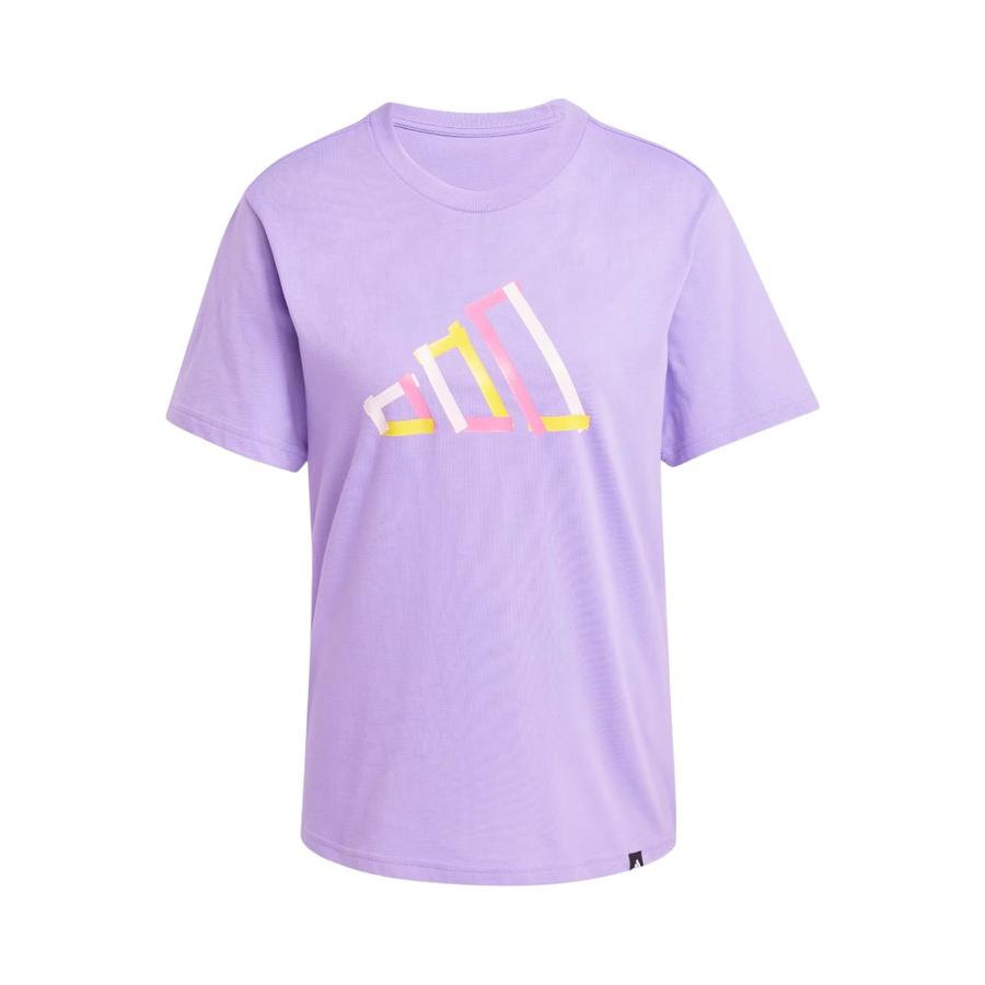 Polera Mujer Adidas Tech Fill Estampado Violeta