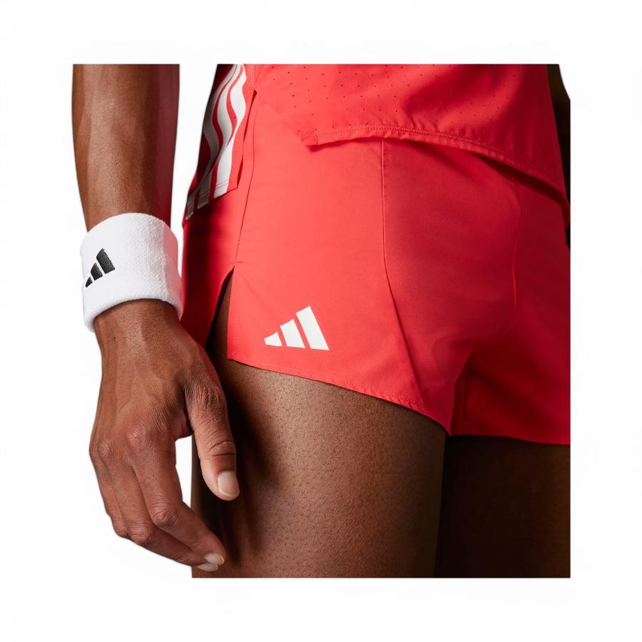Shorts Running Hombre Adidas Adizero Essentials Rojo