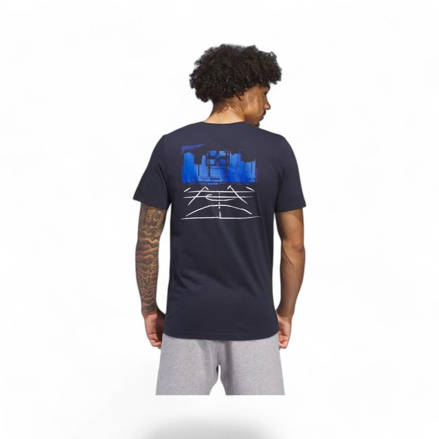 Polera Hombre Adidas Codes Photoreal Negro