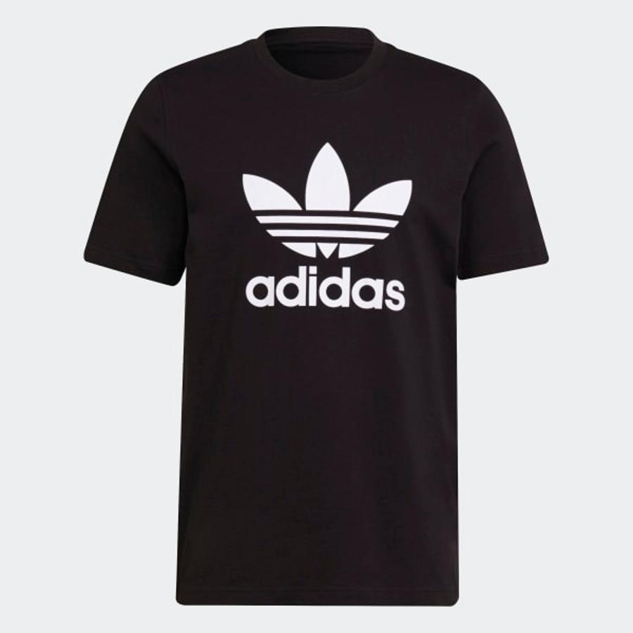 Polera Adidas Originals Adicolor Trifolio Negro Hombre