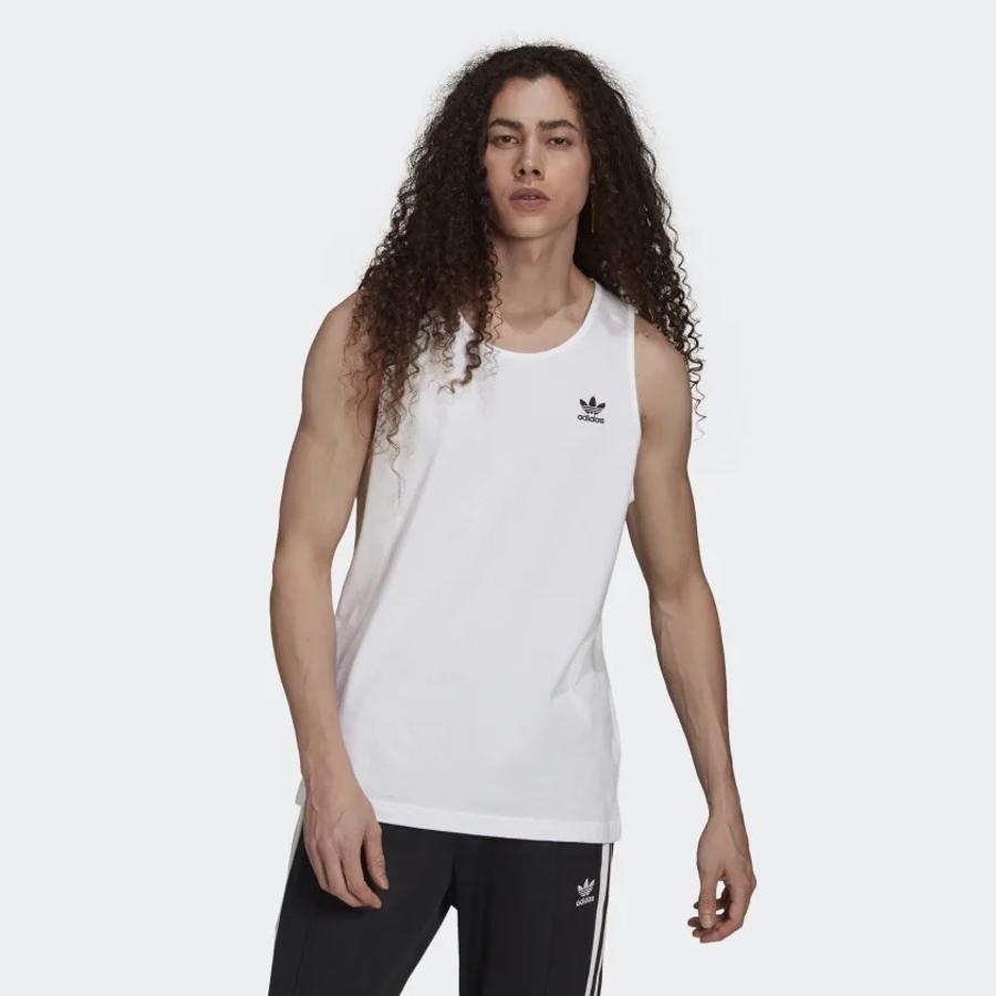 Polera Adidas Adicolor Essentials Trefoil Hombre Blanco