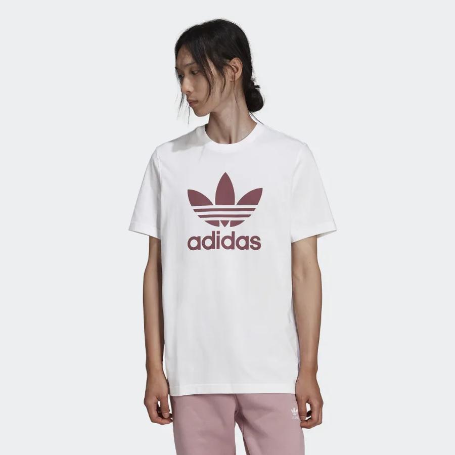 Polera Adidas Adicolor Classics Trifolio Hombre Blanco