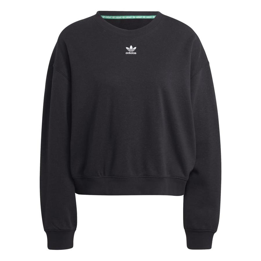 Poleron adidas online originals mujer negro