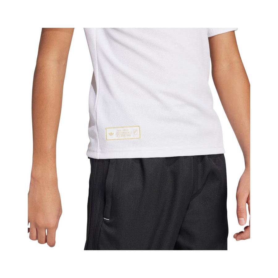 Camiseta Infantil Adidas Colo Colo Local 100 Años Blanco