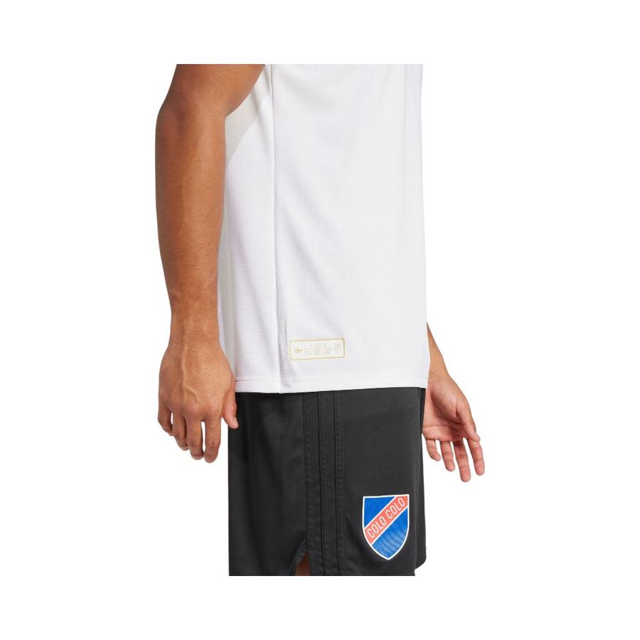 Camiseta Hombre Adidas Colo Colo Local 100 Años Blanco