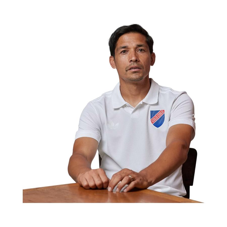 Camiseta Hombre Adidas Colo Colo Local 100 Años Blanco