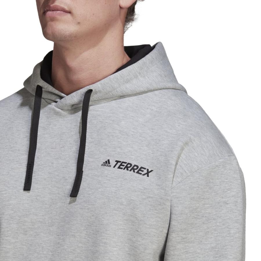 Poleron Adidas Terrex Capucha Gris