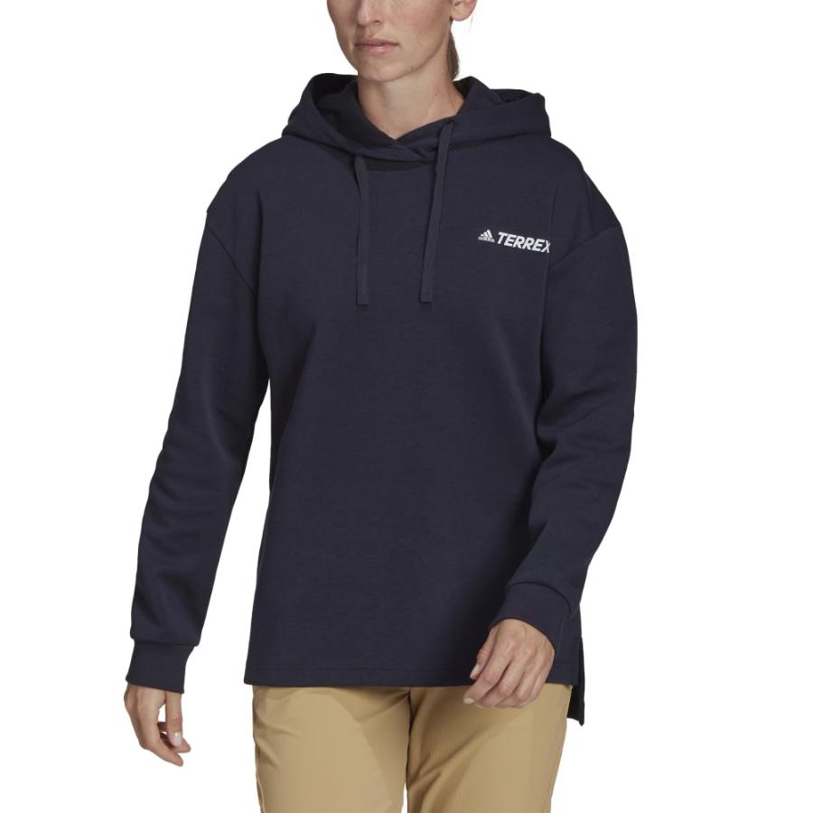 Poleron Capucha Adidas Terrex Logo Mujer