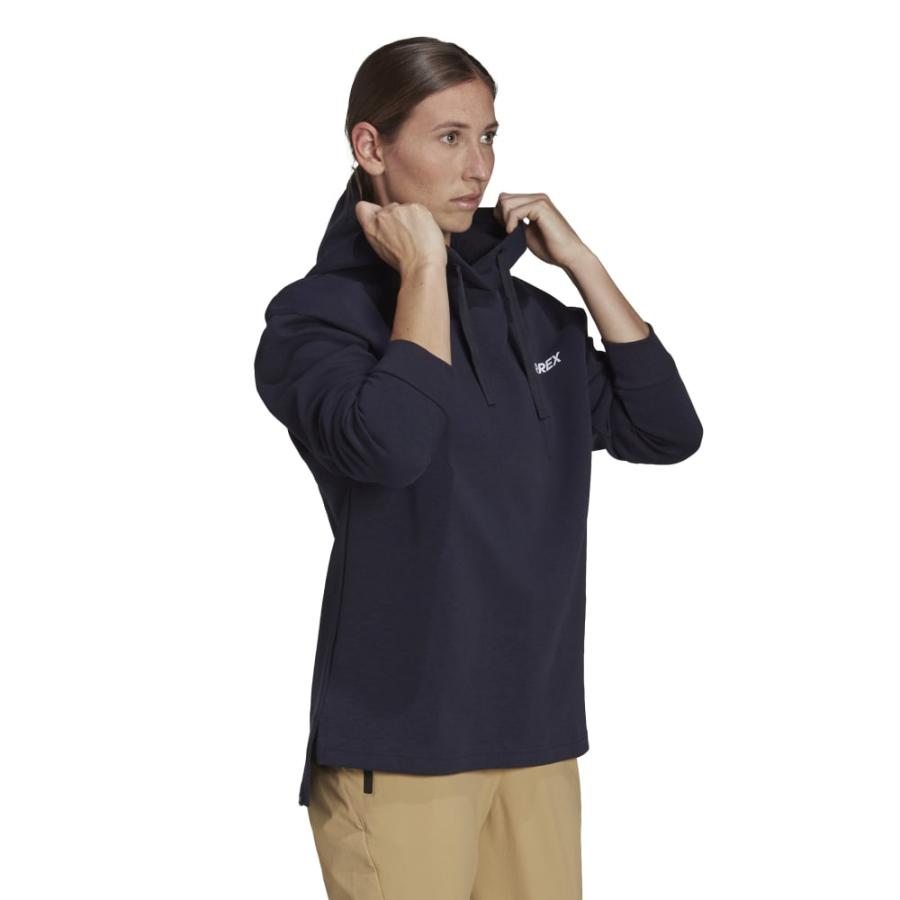 Poleron Capucha Adidas Terrex Logo Mujer