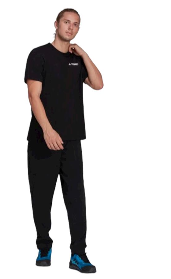 Polera Hombre Adidas Terrex Mountain Landscape Negro