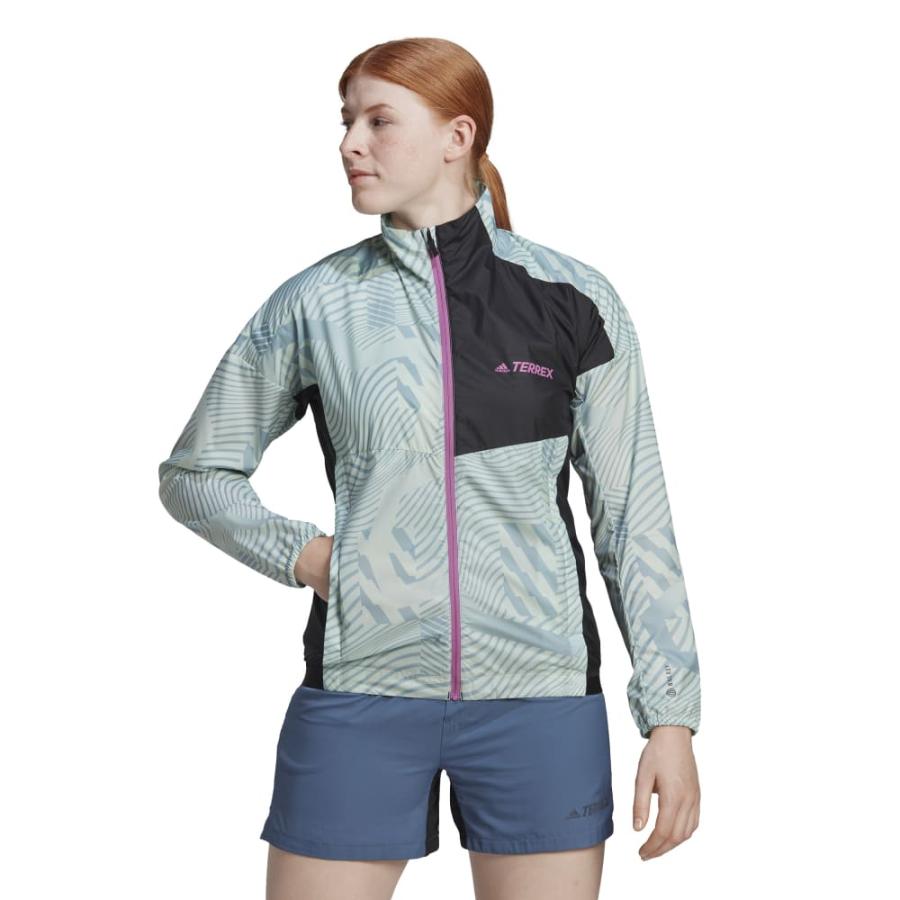 Cortaviento Mujer Adidas Terrex Trail Runnng Estampado