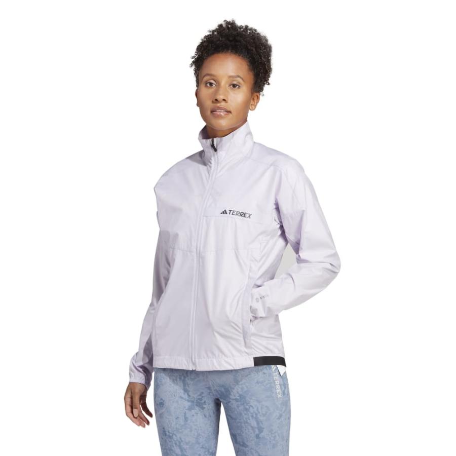 Chaqueta Corta Viento Mujer Adidas Terrex Multi Blanco