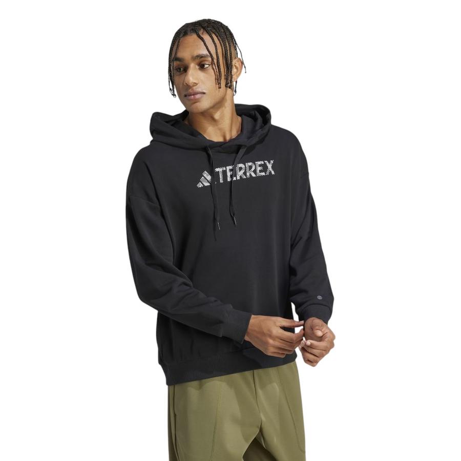 Polerón Con Capucha Unisex Adidas Terrex Negro