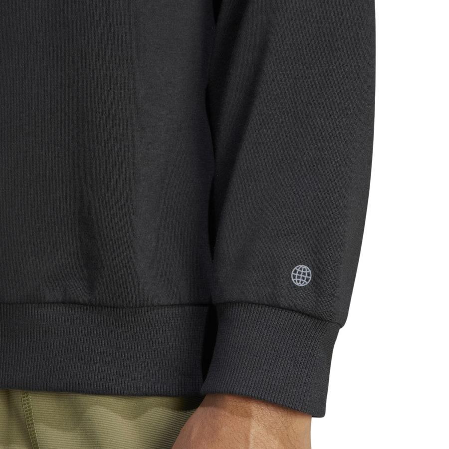 Polerón Con Capucha Unisex Adidas Terrex Negro