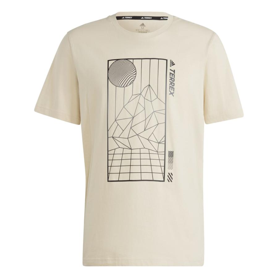 Polera Deportiva Hombre Adidas Terrex Mountain Beige